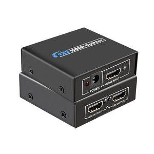 ตัวแยกสัญญาณ HDTV คุณภาพสูง 1080p 1x2 รองรับการแสดงผลวิดีโอ 2K 3D และจ่ายไฟ ตัวแยกสัญญาณ HDTV 1 เข้า 2 ออก สำหรับ<span class=keywords><strong>จอ</strong></span>ภาพ - Product Image 1