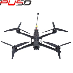 PUSD 7인치 레이싱 쿼드콥터 FPV 드론 |   F405+60A 비행 컨트롤러 |   1500TVL 카메라 10km 이미지 전송 - Product Image 1
