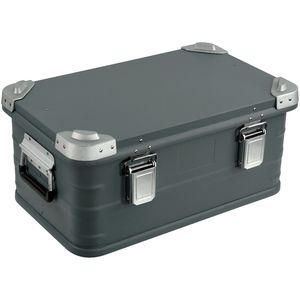 Boîte de rangement tout-terrain en aluminium, robuste, avec couvercle, poignées et loquets pour benne de camion, SUV, <span class=keywords><strong>camping</strong></span>, équipement de <span class=keywords><strong>camping</strong></span> en plein air - Product Image 5