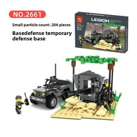 Jouets d'assemblage pour enfants personnalisés Wange, petits blocs, 0-3 mois, série militaire, jouets de construction en plastique ABS, camions, chars