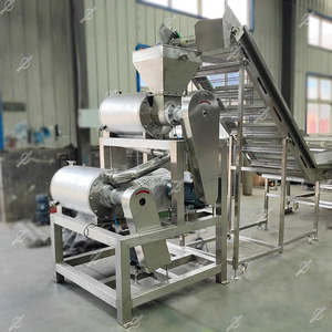 เครื่องแยกกากล้างผักขนาดเล็กเชิงพาณิชย์เครื่องทำมะเขือเทศผลไม้ส้มมะม่วงสายการผลิตการผลิต - Product Image 6