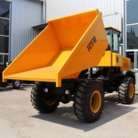 Camion benne agricole 4x4 de 7 tonnes homologué CE, diesel, avec chargeur frontal et pompe hydrostatique Yuchai Liyuan