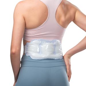 可冷冻和微波冷热压缩织物背部凝胶珠腰部凝胶冰袋缓解下背部疼痛 - Product Image 1