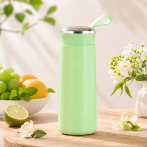 Wholesale 400ml Double Layer Insulated Glass <b>Bottle</b> Direct Drinking Cap Applicable Portable Business Gift <b>Thermos</b> Mug - Product Image 6