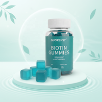 Gummies de biotine haute puissance 10000mcg pour la croissance des cheveux, les soins de la peau et des ongles, supplément de beauté végétalien sans sucre à la pectine saveur baies