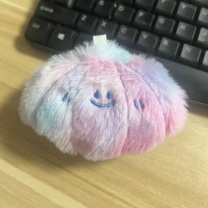 مرآة جيب كرتونية لطيفة من الفولاذ المقاوم للصدأ، مزدوجة الجوانب قابلة للطي، مع سلسلة مفاتيح مخصصة، قلادة لحقيبة الطالب المدرسية، غلاف أزرق - Product Image 6