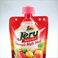 Sachets souples personnalisés imprimés en héliogravure de qualité alimentaire avec bec verseur pour l'emballage d'eau minérale et de jus