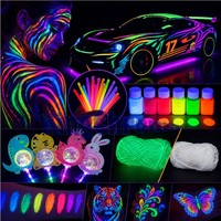 Pigment fluorescent en poudre de qualité pour revêtement, poudre aux couleurs néon,pour émail céramique et encres sérigraphiques