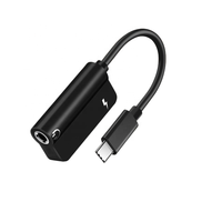 Adaptateur d'écouteurs USB C à C et 3.5 avec charge de lecture et d'appel