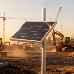 Nuevo Panel Solar <span class=keywords><strong>Zemu</strong></span> de 100W con Batería Integrada 18650 para Sensor, Puente, Monitoreo, Compatible con OEM, ODM - Product Image 1