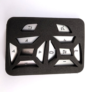 Adesivo di alta qualità per la decorazione del pulsante del volante per <span class=keywords><strong>Mercedes</strong></span> <span class=keywords><strong>Benz</strong></span> CLS ML GL GLK SLK GLA C-Class E-Class - Product Image 1