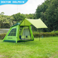Bomba de Aire Automática Portátil al por Mayor para Tiendas Inflables, Diseño Moderno, Hecha de Tela Oxford 420D para Camping y Fiestas