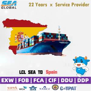 Service d'agent d'expédition maritime porte-à-porte économique de Chine vers l'Europe, y compris le Royaume-Uni, l'Espagne, le Portugal, l'Allemagne et la <span class=keywords><strong>France</strong></span> - Product Image 1