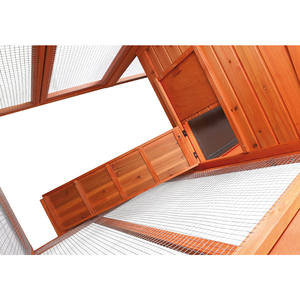 Nidi in Legno per Animali da Esterno con Tetto Piatto, per Conigli, Pollame, Anatre, Galline Ovaiole, Gabbie e Pollai - Product Image 4