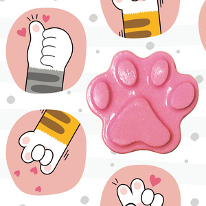 Handmade 100% Natural Dog Paw Shape Bar <b>Soap</b> Customized Whitening Herbal Solid Cleansing Bath <b>Soaps</b> Adult Skincare Functional - Product Image 4