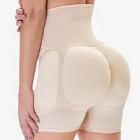 Moldeador de cuerpo de cintura alta para mujer, ropa moldeadora de glúteos hecha a medida, con relleno de cadera, venta al por mayor