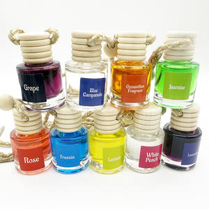 재고 향 자동차 공기 청정기 오래 지속되는 자동차 디퓨저 지난 60 일 이상 로고 맞춤형 6ml 여성 선물 유리 병 - Product Image 4