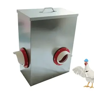 10lb 2-Gallon Metal Waterer Poultry Feeder Chickens/Pigeon/Quail for chicken feeder and drinker