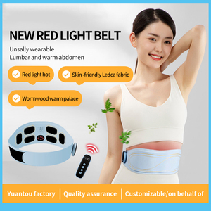 Cinturón de Masaje Lumbar EMS con 9 Modos, 19 Niveles y 3 Configuraciones de Calor, Hecho de Tela Leica, Adecuado para el Cuidado de la Salud en el Hogar - Product Image 4