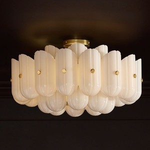Lámpara de techo LED redonda de diseño minimalista moderno para sala de estar, dormitorio, decoración del hogar D7121 - Product Image 4