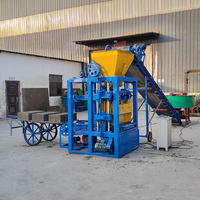Machine manuelle de fabrication de briques creuses en béton pour l'Afrique du Sud, machine de fabrication de briques en cendres volantes pour le Congo