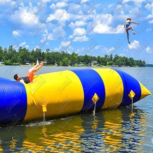 Globo de catapulta de agua inflable de gota de salto de alta calidad Zhenmei para almohada de salto de parque acuático - Product Image 6