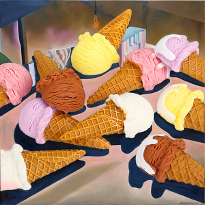 Gran oferta cabujón de resina adorno miniatura parte posterior plana gran diseño de cono de helado para <span class=keywords><strong>teléfono</strong></span> móvil dibujos animados decoración de jardín - Product Image 2
