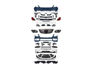 Nuevo de alta calidad para Mercedes Benz <span class=keywords><strong>S</strong></span>-level W222 (2014-2017) actualizado con parachoques delantero y trasero estilo <span class=keywords><strong>Maybach</strong></span> - Product Image 2