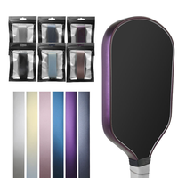 Bande de protection adhésive personnalisée pour bord de raquette de pickleball, anti-rayures, pour raquette de padel à noyau en nid d'abeille