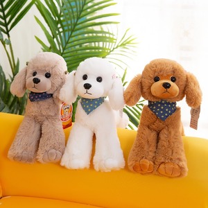 Barboncino lungo per cani peluche Bichon Frise Pug Husky <span class=keywords><strong>Chihuahua</strong></span> Shiba Inu Bull Terrier peluche per bambini - Product Image 3