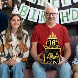 กล่องของขวัญ<span class=keywords><strong>เงิน</strong></span>แบบดึงออกได้ พร้อมการ์ด<span class=keywords><strong>เค้ก</strong></span>และลิ้นชัก<span class=keywords><strong>เงิน</strong></span>เซอร์ไพรส์ สำหรับเพื่อนและครอบครัวในงานวันเกิด - Product Image 6