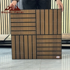 Panel Acústico Flexible de Madera Wayon, Revestimiento de Pared Insonorizante con Superficie Curva, Rollo de Tablero de MDF con Chapa de Madera para Envolver Columnas - Product Image 6