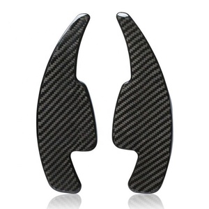 JDMotorsport88 Extension de palettes de changement de vitesse en fibre de carbone noire pour <span class=keywords><strong>AUDI</strong></span> <span class=keywords><strong>A3</strong></span> A4 A5 S3 S4 <span class=keywords><strong>Q2</strong></span> Q5 Q7 2016-2017 - Product Image 2
