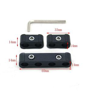 Abrazadera de cable de encendido para piezas de automóvil, abrazadera de tubo de cuatro orificios - Product Image 6