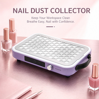 Aspirador de Polvo para Uñas Profesional para Salón de Belleza, Colector de Polvo Premium, Rotación Estable de Bajo Ruido, Filtro Duradero con Tolerancia del 20%
