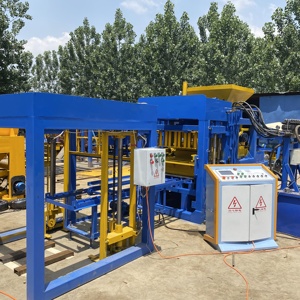 bibo QT4-18 Fully Automatic Concrete <b>Block</b> Making Machine for Interlocking Paving Bricks Production - Product Image 2