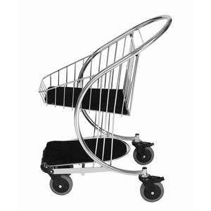 Carro de equipaje de mano para pasajeros de aeropuerto de aluminio de 4 ruedas - Product Image 6