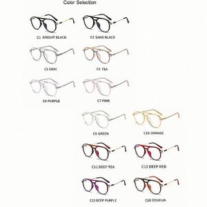 Gafas de Lectura Transparentes para Presbicia al por Mayor, Montura de Piloto con Protección Anti Luz Azul - Product Image 3