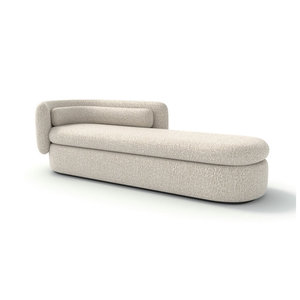 Sofá cama de diseñador de lujo para sala de estar, sofá cama Boucle, sofá cama de día Divano Group, sofá chaise lounge para dormitorio, habitación de oficina - Product Image 2