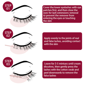 Removedor de Pegamento para Extensiones de Pestañas Vegano en Tubo de 1g, 5g, 10g, Removedor de Pegamento para Pestañas con Aroma a Frutas - Product Image 3