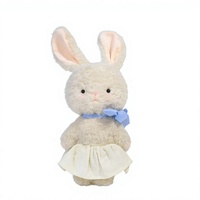 Fun-Finding Forgotten Forest Lapin à oreilles droites, Peluche, Poupée, Compagnon d'oreiller, Poupée en tissu - Unisexe, Polyester, 31-50 cm, Anniversaire