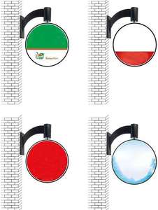 Biểu Tượng Tùy Chỉnh Xoay Tường Side Treo Bảng Nhôm Khung Quảng Cáo Ngoài Trời <span class=keywords><strong>LED</strong></span> Vòng Ánh Sáng Hộp Dấu Hiệu Vòng Tròn Gắn Biển Hiệu - Product Image 5