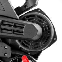 Scie à onglet coulissante électrique TEH 2000W 3800 tr/min 305mm (12 pouces) de qualité industrielle pour le bricolage, coupe bois, pierre, métal, moteur brossé 220V