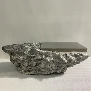 3D gedruckte Outdoor Garden Moderne kunden spezifische Metallkunst Decot Rock Crafts Harz Steins kulptur