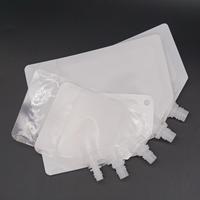 250ml 200ml 100ml emballage en plastique Transparent clair cosmétique feuille pochette avec bec 400ml bec pochette sac