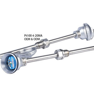 สาย3/4 <span class=keywords><strong>WZP</strong></span>-230 <span class=keywords><strong>130</strong></span> <span class=keywords><strong>RTD</strong></span> มีความแม่นยำสูงเซ็นเซอร์ <span class=keywords><strong>Pt100</strong></span>เกลียวสแตนเลสหัวเทอร์โมคัปเปิล PT1000 - Product Image 1