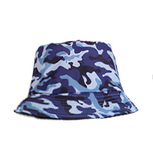 Chapeau <span class=keywords><strong>de</strong></span> pêche en vrac Boonie bleu Camo Chasse Streetwear Bucket Hat Vintage Camouflage Hats for Men Small Brim Packable Safari Cap - Product Image 3