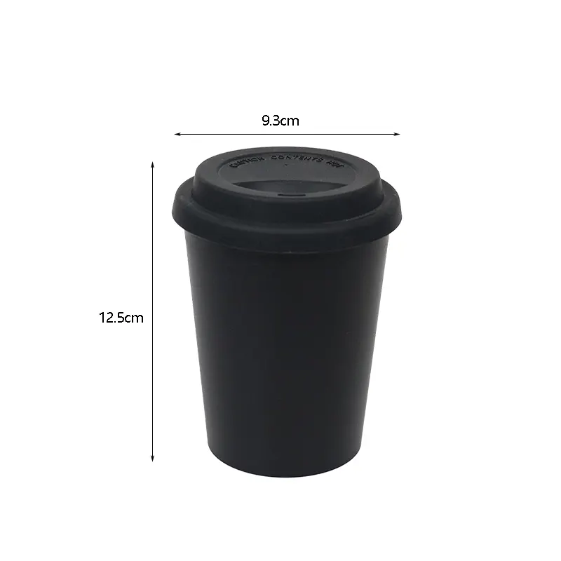Taza de café de sublimación personalizada de material PP, conjunto de tazas de café de plástico, fabricantes, tazas de café reutilizables, venta al por mayor