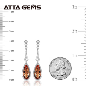 Zultanite Clip <strong>Earrings</strong> for Women Diaspore Sultanite <strong>Earring</strong> <strong>Solid</strong> 925 Sterling <strong>Silver</strong> Color Change Stone Wedding Fine Jewelry - Product Image 6