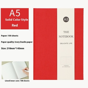 Linen A5 Vải Máy Tính Xách Tay Bìa Cứng Vải Notepad Nhật Ký Chủ Đề May Ràng Buộc Tay Cuốn Sách Biểu Tượng Tùy Chỉnh Cho Các Trường Học Quảng Cáo - Product Image 6